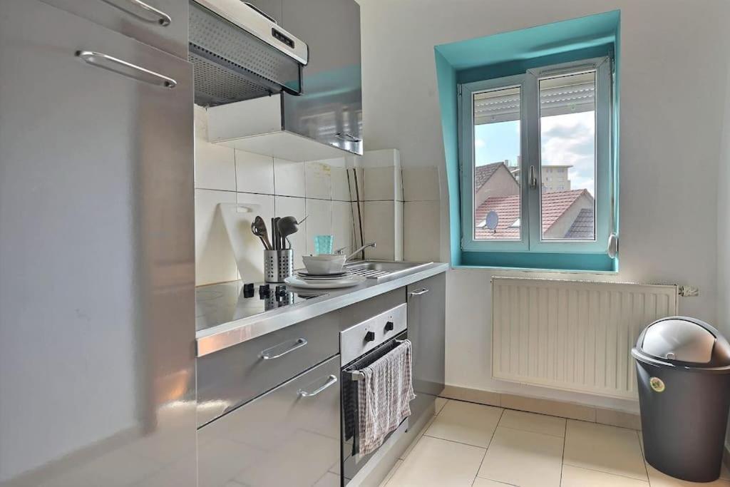Appartement Charmant Tres Proche Centre-Ville, Parking Gratuits, Mulhouse Centre Exteriör bild